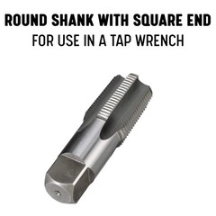 Drill America 3/8″-18 NPT Pipe Tap , Carbon Steel, DWTPT Series