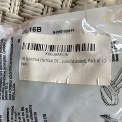 3M Scotchlok 314 Moisture-Resistant Red IDC Pigtail Connectors 22-14 AWG 50