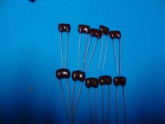 250pF Silver Dipped Mica 500V 5% (quantity of 10)