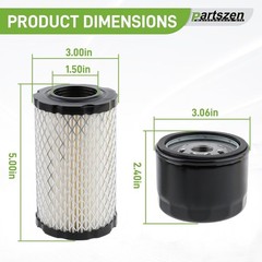Efficient Air Oil Fuel Filter Kit for Various Lawn Mowers – Easy Installation