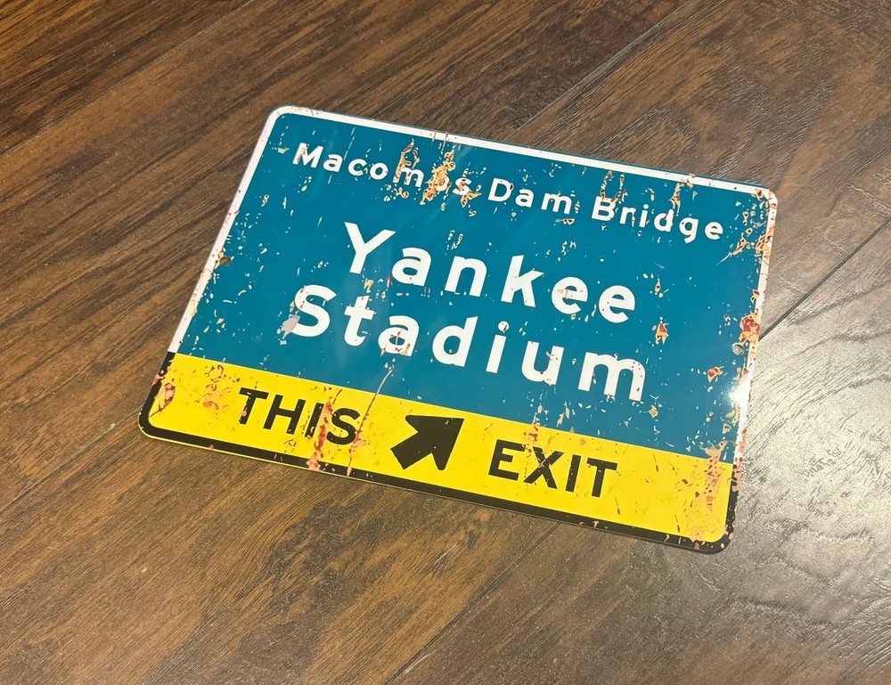 Mini Interstate Sign – New York i278 YANKEE STADIUM, New York, baseball, décor