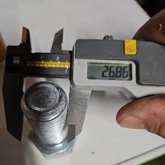 M27 – 3.00 x 60 Class 10.9, M27-3.00 Hex Head full thread, zinc coating