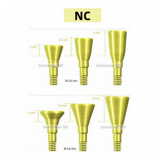 Dental Straumann Healing Abutments Closure Cover Screws NC/RC Fit ITI