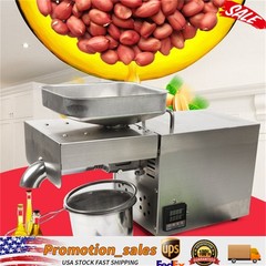 1500W Automatic Oil Press Machine Hot Cold Oil Extractor Stainless Steel