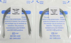 200Pcs Dental Orthodontic Niti Arch Wire Rectangular Round Natural Bracket Brace
