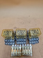 LOT OF 5 IDEC RH4B-UL General Purpose Relays, AC120V 50/60Hz