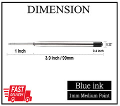 10 Pack Pen Refills Ink for Self Defense Tactical Pen (Black) ⭐⭐⭐⭐⭐