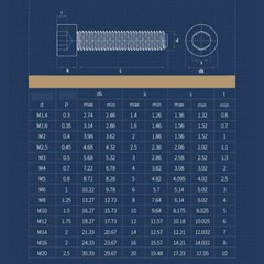 M2 M2.5 M3 M4 M5 Allen Bolt Hex Socket Cap Screws Black Steel 12.9 DIN912 Coarse