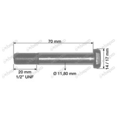 375756X1 Massey Ferguson 2605 2615 2625 2635 3315 Diesel Connecting Rod Bolt