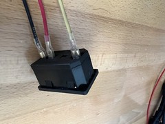 Assembled Power Socket with Fuse and wires Switch 3 Pin IEC320 C14 USA Plug
