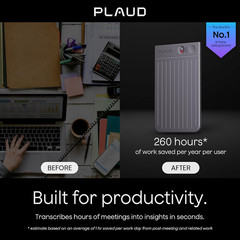 AI Voice Recorder, Note Voice Recorder W/Case, App Control, Transcribe & Summar