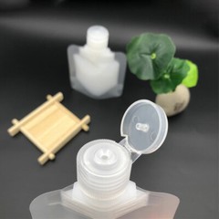 Multi-Size Translucent Matte Mylar Stand up Bottle Shape Spout Pouches w/ Funnel