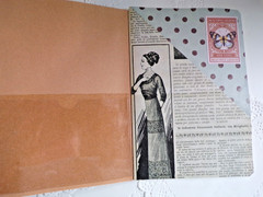 Junk Journal with finished cover and blank pages for you to finish