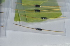 Eleven (11) Vintage CCZL Diodes W/Gold Plated Axial Leads-Various Values/Ratings