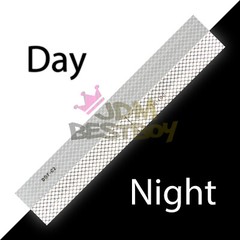 White DOT-C2 Conspicuity Reflective Tape Strip 1 Foot Safety Warning Trailer RV