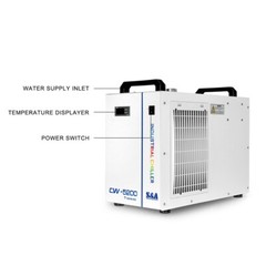 S&A CW 5200TH 220V 50/60Hz Industrial Water Chiller for 8KW Spindle / Welding