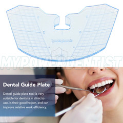 2Sets Dental Guide Template Plate Denture False Teeth Arrangement Articulator