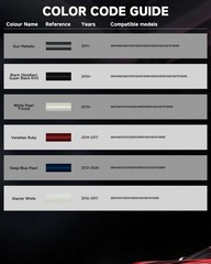 Black Obsidian/Super Black KH3 for INFINITI Touch Up Paint Kit2K Clear Coat I…