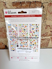 bloom daily planners New Holiday Seasonal Sticker Sheets 6 Sheets 250+