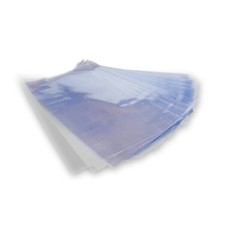 300 Clear PVC Plastic Heat Shrink Bands 220mm x 130mm Sleeves Jars Bottles Lids