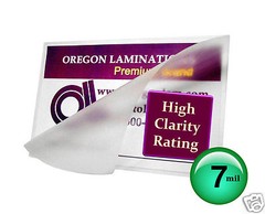 Hot 7 Mil Laminating Pouches [100] Letter 9 x 11-1/2 Clear
