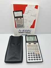 1980’s fx-8000G Scientific Graphics Calculator Tested Working With Manual