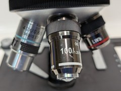 LW Scientific Revelation III Compound Microscope, 110V, 60Hz, 4 Objective Lenses