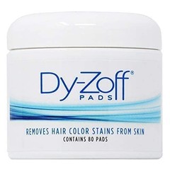 Dy-Zoff Hair Color Stain Remover Pads (80 80 Count (Pack of 1), Blue-black