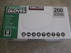 Kirkland Signature Nitrile Exam Gloves 200 Count in Box (Blue) Brand New