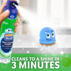 Scrubbing Bubbles Mega Bathroom and Shower Foamer 20 Ounce (Pack of 2), White