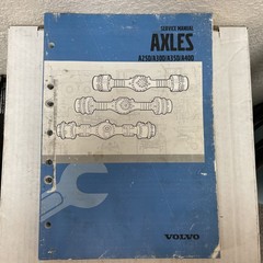 VOLVO A25D A30D A35D A40D AXLE SERVICE REPAIR OVERHAUL MANUAL BOOK