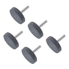 5pcs Mounted Grinding Stone 1/4″ Shank 1.5-inch Dia Corundum Grinding Wheel