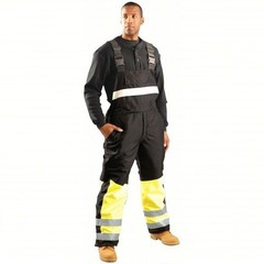 OccuNomix 2XL Hi-Vis Insulated Cold-Weather Work Bib Pant ANSI/ISEA 107 Class E