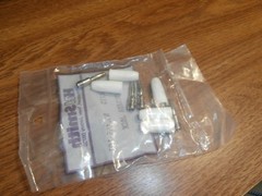 Lot/5 Vintage HH Smith 455 White Solderless Banana Male Plug,15 Amps 1 KV.NOS
