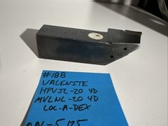 valenite HPVJL-20 4D Indexible Carbide Lathe Toolholder MVLNL 5.125OAL 1.25”sha
