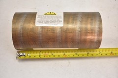 McMaster-Carr 2-1/4 X 3 OD 932 Bronze Tube Bar 6.5 In Length Round Cored Stock