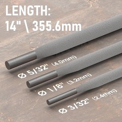 YESWELDER E6013 3/32”, 1/8”, 5/32” Welding Rod Carbon Steel Stick Electrodes