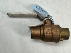 APOLLO 77CLF-204-01A 3/4″ 600-psi CWP Solder Bronze Ball Valve, LEAD FREE