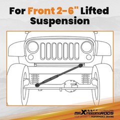 2-6″ Front Adjustable Track Bar for Ford F250 F350 Super Duty Excursion 4WD