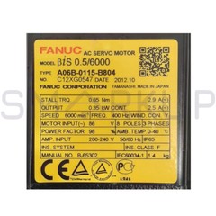 New In Box FANUC A06B-0115-B804 Servo Motor