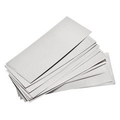 Shonan 4 Inch Nickel Sheets 15 Pcs Pure Nickel Tabs For Electroplating 99.6% Pur