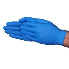 Blue Nitrile Disposable Exam Grade Gloves – Chemo Tested – 6.0 mil – Box of 100