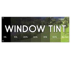 WINDOW TINT CLEARANCE BANNER Advertising Vinyl Flag Sign INV TINT TINTING