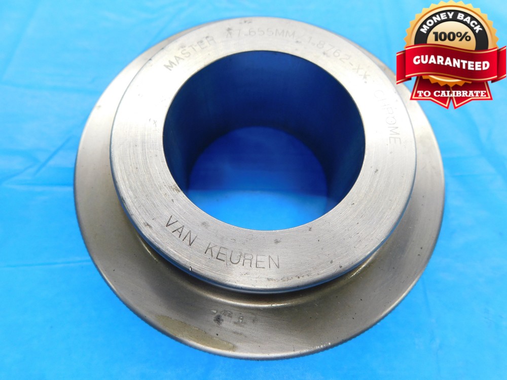 47.655 CLASS XX MASTER PLAIN BORE RING GAGE 48.000 -.345 UNDERSIZE 48 mm 1.8762