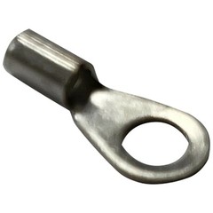 (100) Non-Insulated 16-14 Gauge #10 Ring Terminal Uninsulated Wire Connector USA