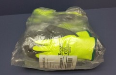 (12 Pair) Tucker Safety Hi-Vis Cut Resistant Freezer Glove MEDIUM Fleece Lined