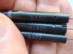 LOT (10) H1804 High Voltage 30KV Rectifier Diodes made by VARO — New and Unused