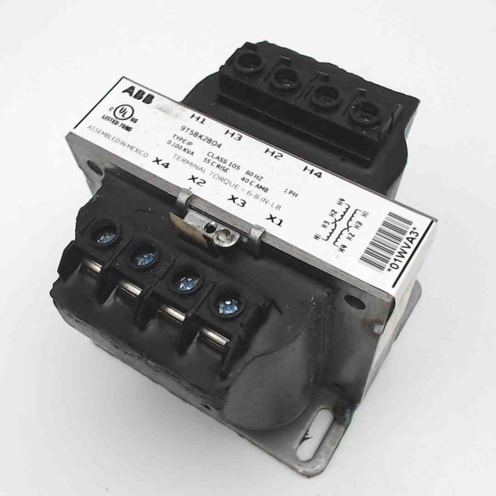 9T58K2804 General Electric 240/480Vpri 120/240Vsec .1Kva OEM 9T58K2804