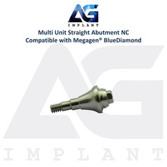 5 Straight Multi Unit Prosthetic NC X-FIT Megagen® BlueDiamond Compatible 4.8mm
