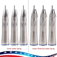 1-10*SANDENT Dental 1:1 Fiber Optic LED Surgical Straight Handpiece Nose Cone st